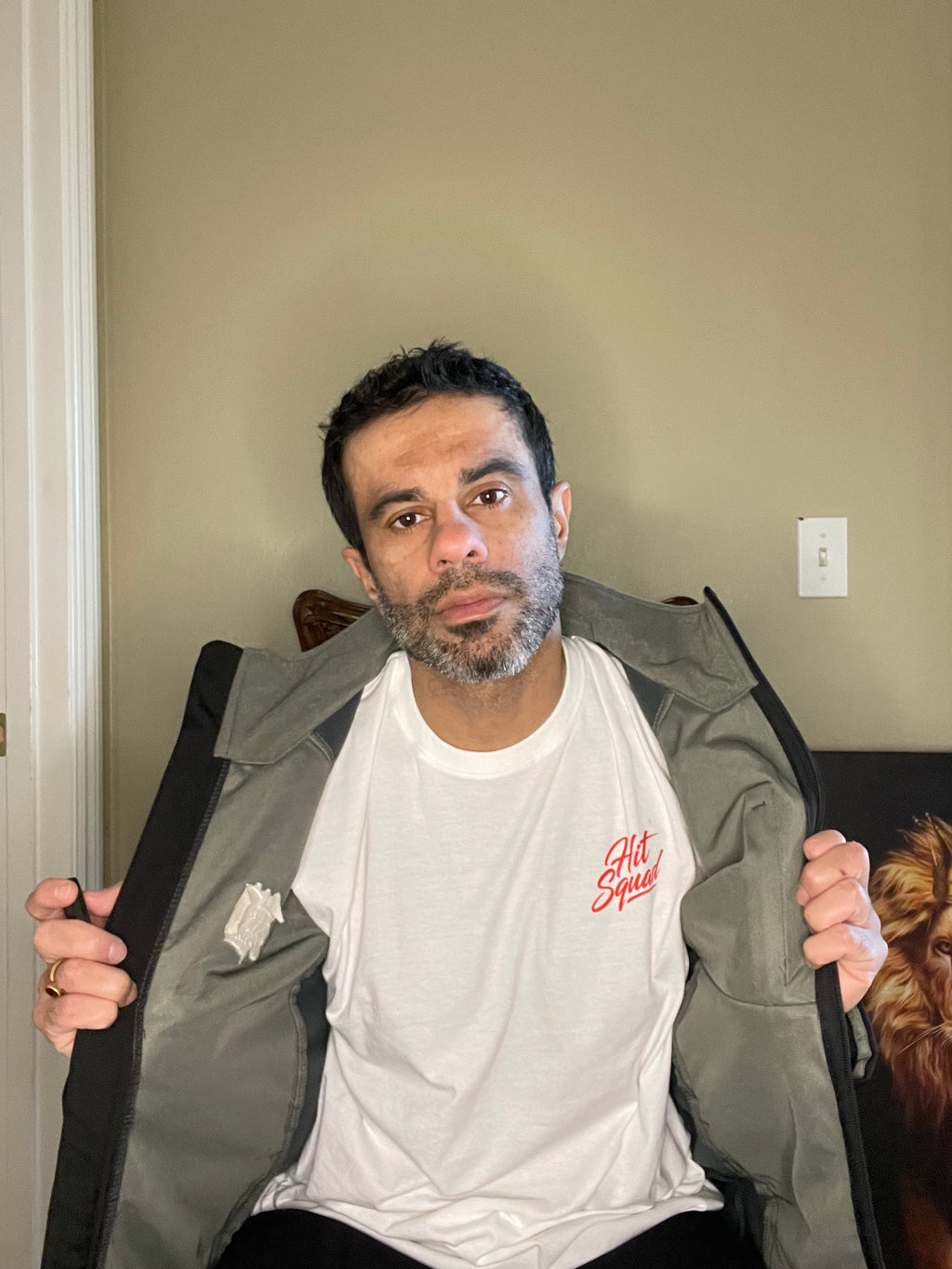 When It Hits, It Hits Full Zip Jacket